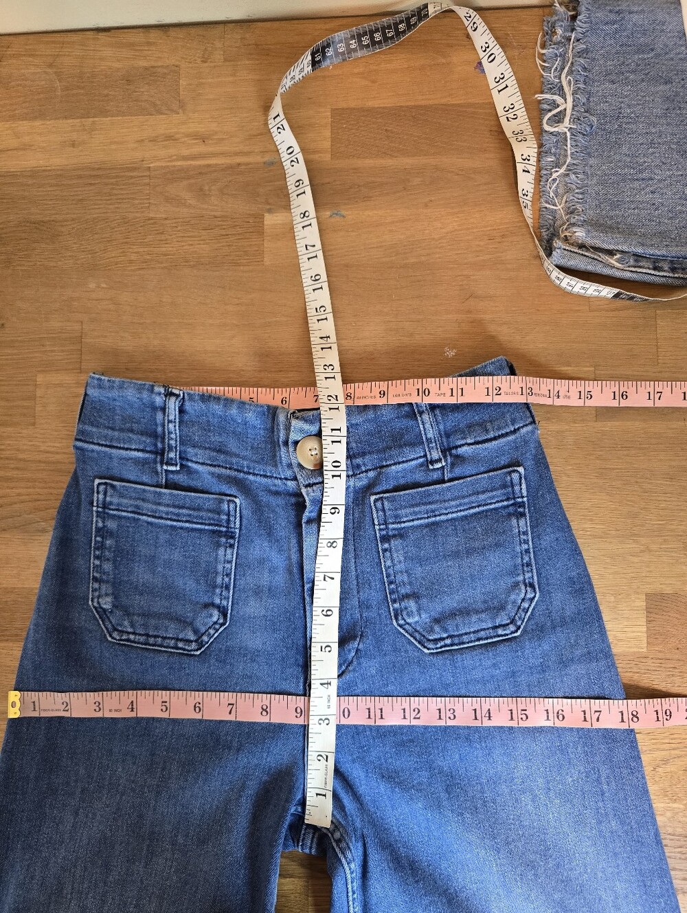 Maeve The Colette Crop High-Rise Wide-Leg Jean 26 Anthropologie Denim - Picture 10 of 12